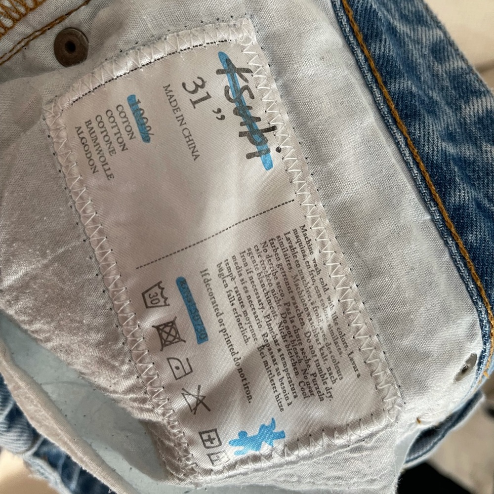 ksubi blue denim jeans